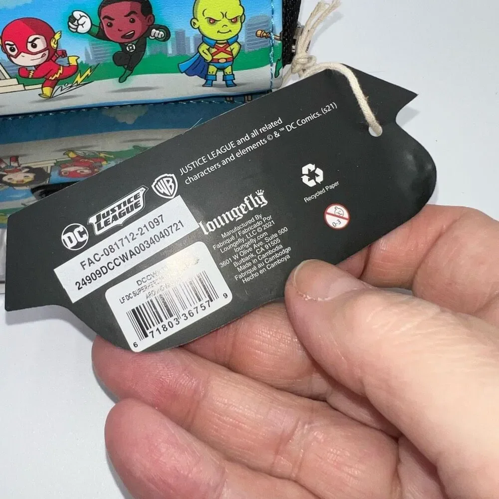 Loungefly DC Chibi Superhero Wallet